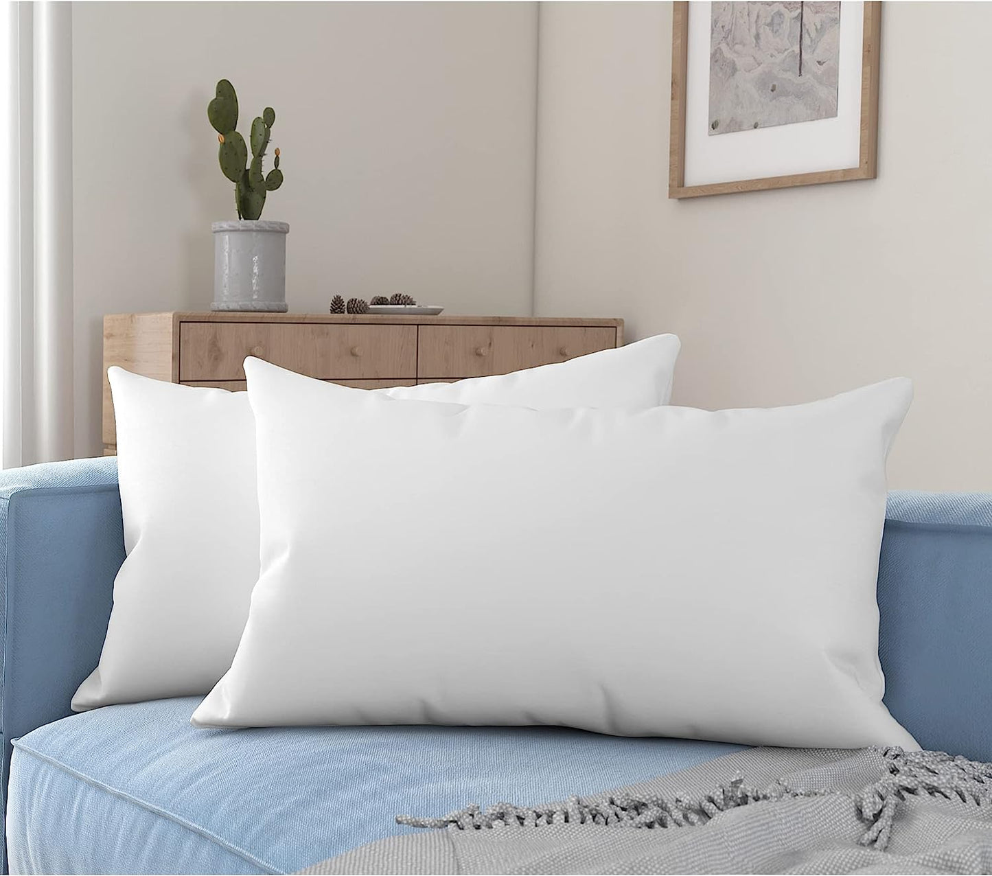 StylizShades Microfiber Pillow Filler, Set of 2