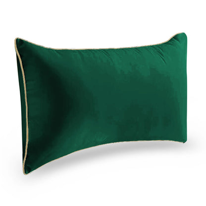 StylizShades Cotton Velvet Cushion Covers, Decorative Throw Pillow Cover for Living Room Couch/Sofa - Green-Yellow