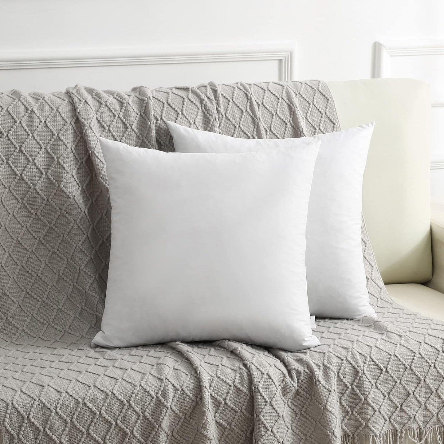 StylizShades Microfiber Pillow Filler, Set of 2