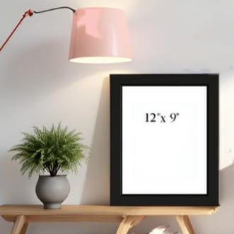 12x9 Inch Picture Frame with Matt Finish – Synthetic Wood Photo Frame